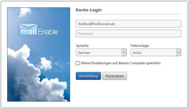 Web-Mail - LogIn