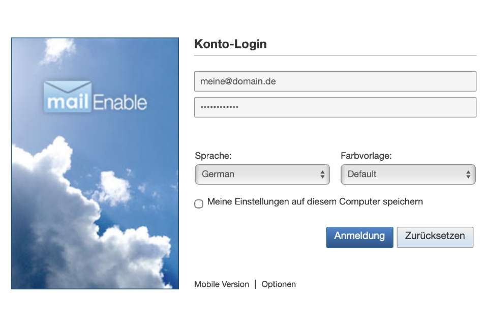Web-Mail - LogIn